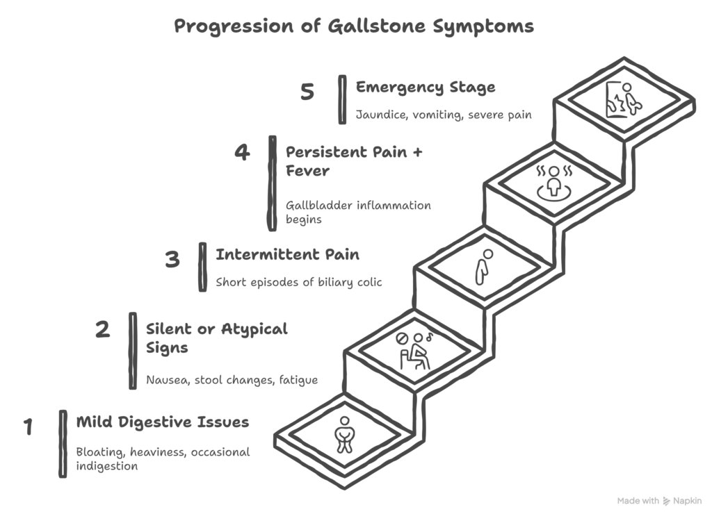 Early Signs of Gallbladder Stones: Escalation Flow