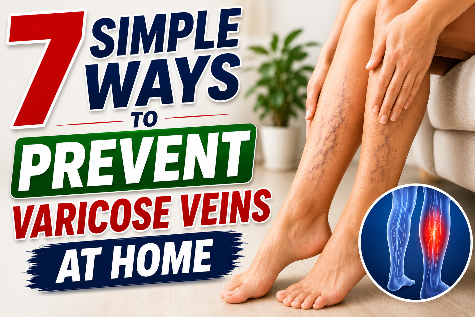 7 Simple Ways to Prevent Varicose Veins at Home