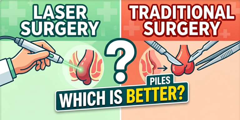 Laser vs traditional surgery